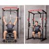 Power Cage Squat Rack Stands Gym Equipment 1000-Pound Capacity Exercise Olympic