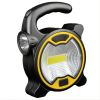 1pc LED COB Camping Flashlight Lantern AA Battery Power Floodlight + Side Torch Light Mini Portable COB Camping Lamps Work Lights(Without Battery)